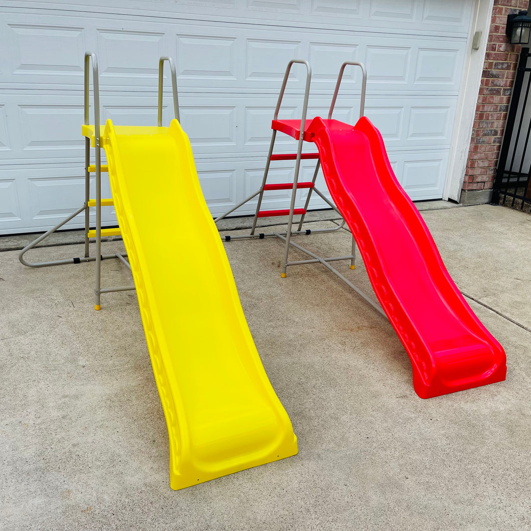 playground and pool slide